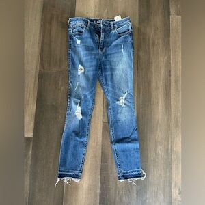 Hollister Distressed Blue Jeans size 3S